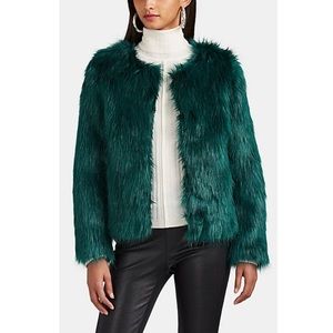 Barney’s New York Faux Fur Jacket